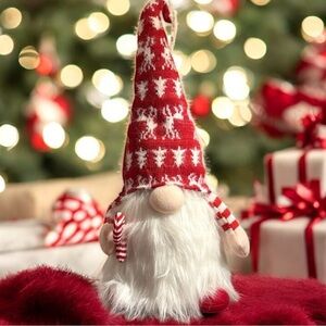 Christmas Santa Holiday Gnome with LED Light